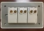 Durable House Electrical Switches , 3 Gang 1 Way Domestic Electrical Switches