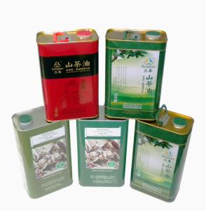 Wholesale 3000ml Olive Oil Tin Cans Box 0.35mm With Plastic Spout from china suppliers