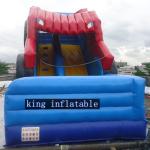 Durable Blue / Red Amazing Cartoon Car Blow Up Dry Slide 2 Years Guarantee For