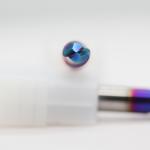 HRC 65 R1.5*3*6*3*50 Dia TiAISiN Coated 2 Flutes Carbide Ball Nose End Mill