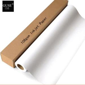 Wholesale 36'' Large Format Matte Coated Inkjet Paper 128gsm For Inkjet Printer from china suppliers