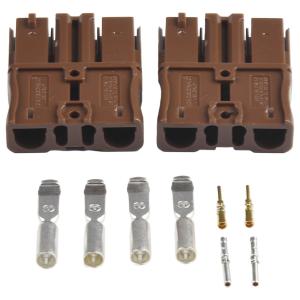 Wholesale SBS75X China-Made Black Brown Blue Color Forklift Connector Power Plug Connector 75A 600V from china suppliers