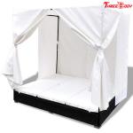 Comfortable Outdoor Furniture Sofa , Cream White Outdoor Garden Furniture Lounge
