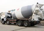 Durable Industrial Concrete Mixer Vehicle 8×4 High Running Efficiency