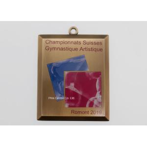 Buy cheap Olympic Die Struck Enamel Medal With Offset Printing Logo from wholesalers