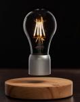 wooden round magnetic levitation Wireless LED Light lamp light