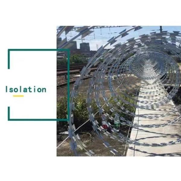 Anti Climbing Single Double Spiral Concertina Razor Wire BTO-22 BTO-30 Size