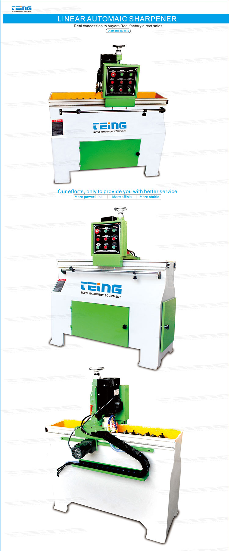 Sharpening Saw Blade Woodworking Blades Sharpener Cutter Grinding Machine with Stock