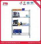 Powder Coating Chrome Boltless Metal Shelving 50 - 80kg Per Layer
