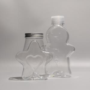 Wholesale Different Shape Food Grade PET Plastic Bottles with Screw On Lid For Boba Tea from china suppliers