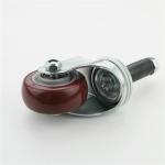 JY 100KG 130KG PVC Caster Wheels M12 Threaded Stem Swivel Caster