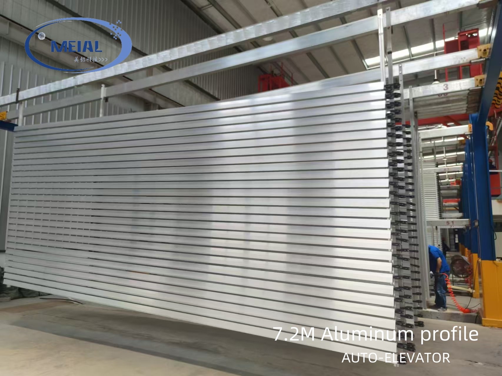 Anodizing Line 24000T / Year Capicity 7.2meter Aluminum Profile Surface Treatment Anodizing Line