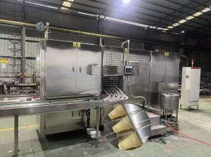 Wholesale Stain Steel 12000pcs/H Waffle Cone Baking Machine PLC Controlled from china suppliers