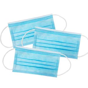 Wholesale Non Woven Disposable Earloop Mask Protective Face Masks Blue Color 17.5 * 9.5cm from china suppliers