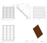Custom Made Corten Steel Garden Steps Rusted Red Color
