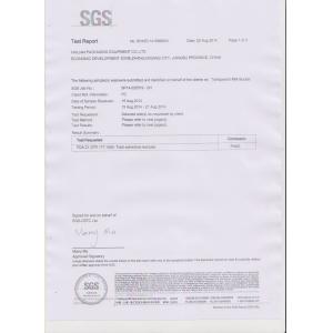 Hailian Packaging Equipment Co.,Ltd Certifications