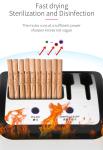 Modern Knife Storage Block with Bristles Perfect for Home Restaurant/ Bamsira
