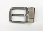 1.4 Inch Pearl Gunmetal Clamp Pin Belt Buckle With Brushed Satin Finish
