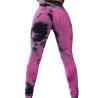 Buy cheap Tie Dye Xl Workout Leggings Polyester Spandex Material Butt Lifting Breathable from wholesalers