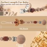 Pacifier Clip, Neutral Cute Rabbit Pacifier Leash For Boys Girls Fits For All
