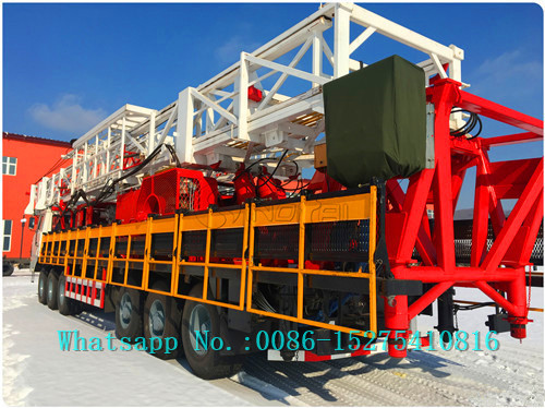 SINO Truck Mounted Water Well Drilling Rig With Allison Gearbox ZJ20/1580CZ