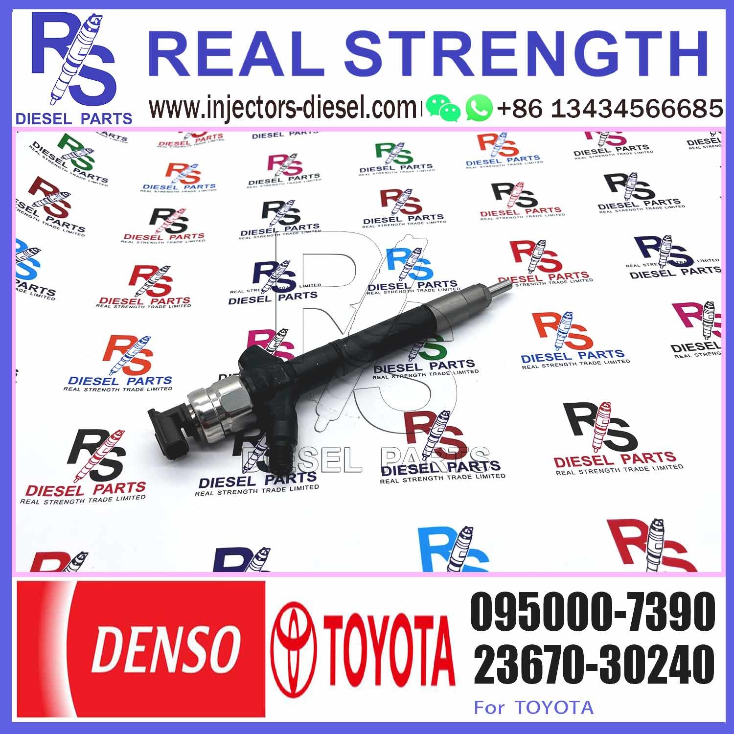 DENSO Diesel Common Rail Fuel Injector nozzle 23670-09360 23670-09061 2367009060 095000-8740 for Toyota HIACE Hilux 2KD-