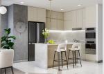 Environmental Friendly Melamine Impregnated Film Paper Integrated Kitchen