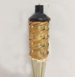 115cm Bamboo Garden Tiki Torch Hand Woven Bamboo Party Torches