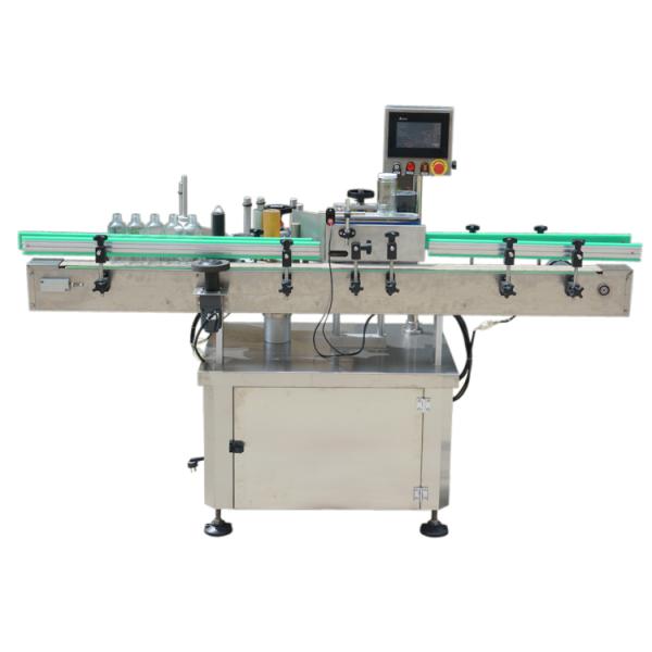 700KW Automatic Round Bottle Labeling Machine Front And Back Type