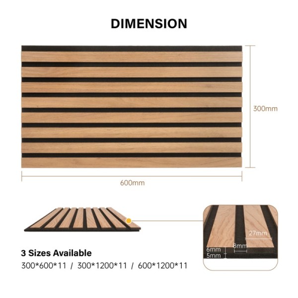 Custom E-commerce Acoustic Panel Decorative Sound Absorbing Wall Panel for Interior Wall Projects