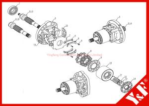 Wholesale Komatsu Excavator Hydraulic Parts for HPV35 / 55(PC60/120/200/300-3/5/PC400/PC650 Piston Pump Series from china suppliers