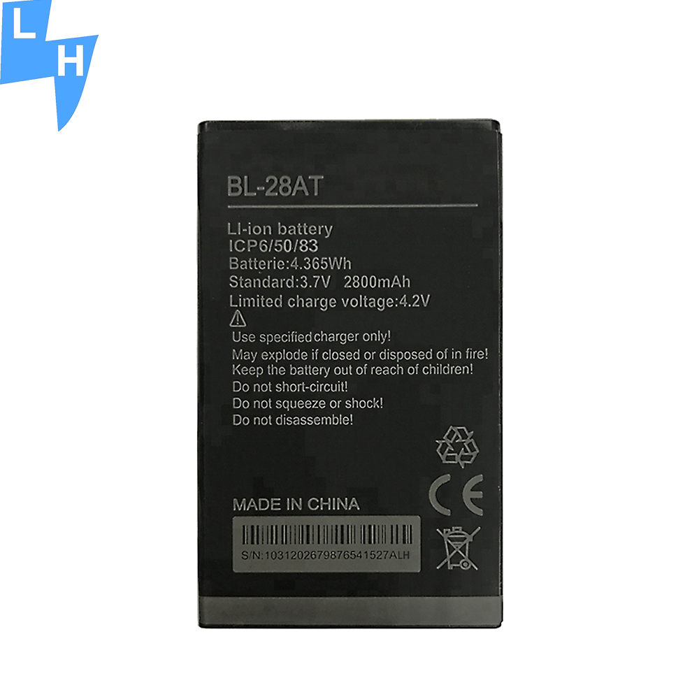 Black BL-28AT 2800mAh Y2 Y3 Mobile Phone Battery for Tecno Camon Y3 Plus Battery