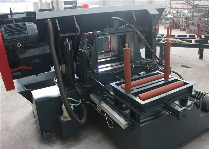 CNC Full Automatic Metal Cutting Band Saw Machine Extra Roller Loading Style