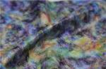 0.65mm Painting Design Printed PU Leather For Jacket , Coat , Bags