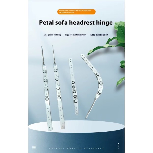 Adjustable Angle Sofa Headrest Hinge Multi-Gear Folding Hinge for Kitchen Bedroom School-Steel Metal Furniture Living Room