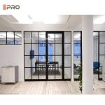Customization Modern Office Partitions Room Soundproof Double Glass Wall