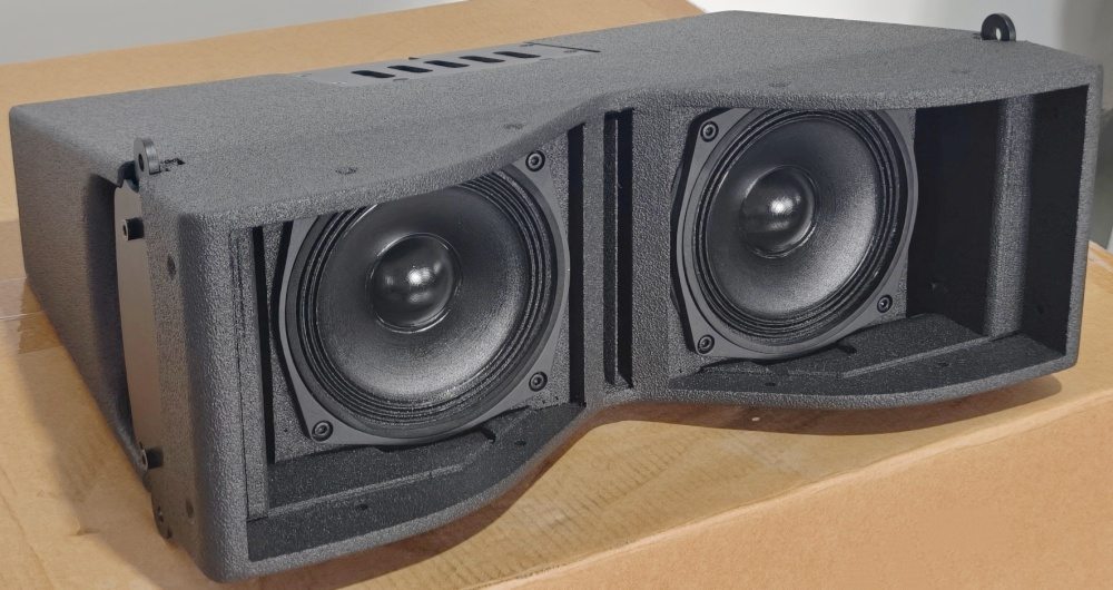 Kiv-265 dual 6.5 inch line array mini portable speaker professional passive system