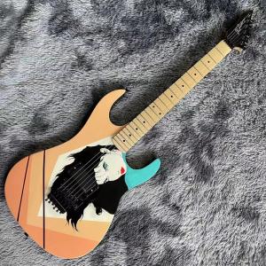 Wholesale Custom Grand B.C N.j Series Handpainted Electric Guitar Accept Guitar Bass OEM IN STOCK Immediately shipment from china suppliers