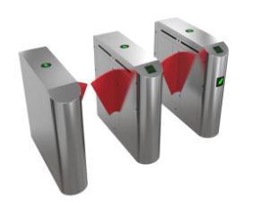 Wholesale Retractable Flap Barrier Turnstile Door Access Control 45-50 People/Min for Factory from china suppliers