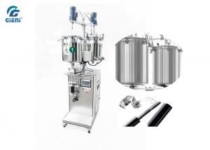 Wholesale High Viscosity Cosmetic Lip Gloss Filling Machine With Double Tanks from china suppliers