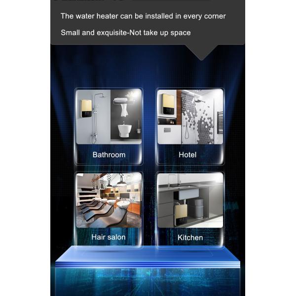 Portable Bathroom Water Heater 8000W Mini Shower Water Heater Instant