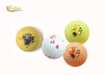 Handmade Moisturizing Bath Bomb , Fizzy Bath Bombs Dried Flowers For Hotel Spa