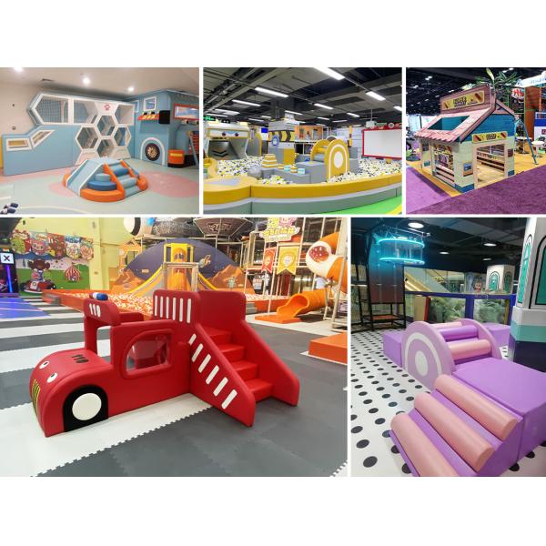 Soft Foam Play Set for Toddlers 3-8 Years with Ball Pit and Slide