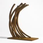 Non Rusting Modern Corten Steel Sculpture Statue Metal Art Decoration SGS