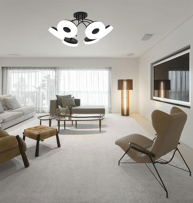 2018 LED modern hang lamp black color,golden color , chrome color , white color
