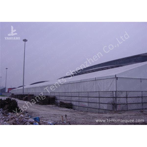 Anodized Aluminum Alloy Frame Clear Span Structures with UV Repellent Fabric Cover