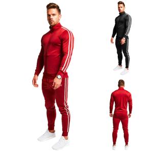 Wholesale 65% cotton 35% polyester Male Athletic Full Zip Tracksuit Digital Sublimation Transfer Printing from china suppliers