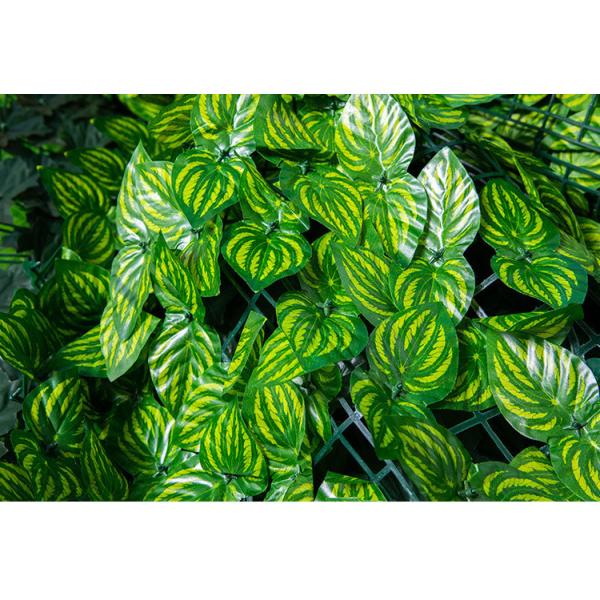 Artificial Hedge Fence With Artificial Ivy Leaves For Outdoor Garden Decoration