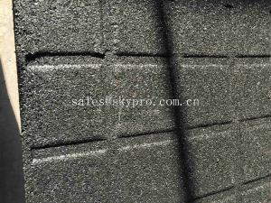 Wholesale High Density EPDM Rubber Paver Mat / Rubber Gym Flooring For Cross Fit Fitness Center from china suppliers