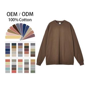 Wholesale Wholesale Streetwear Embroidered Gym Sports Oversized Brown Hoody 100% Cotton Crewneck Sweatshirt Men's Hoodies from china suppliers